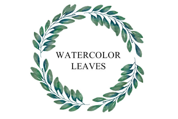 Leaf Wreath Watercolor PNG: Brand Illustrations Review