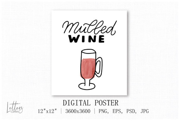Mulled Wine Quote Illustrations for Sellers