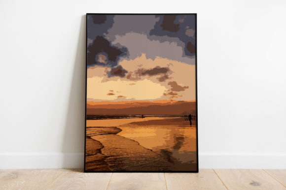 Sunset View Watercolor Illustrations Review