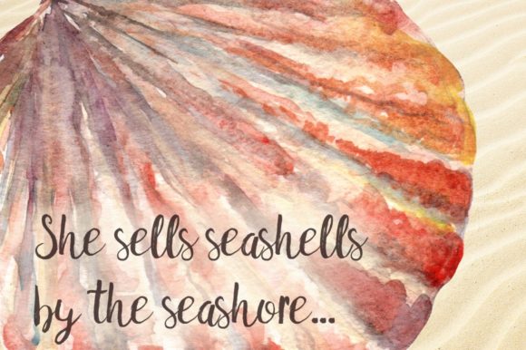 Watercolor Seashells Clip Art Set Review