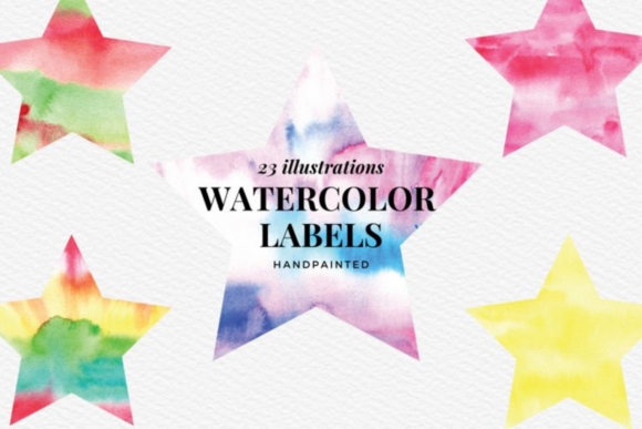 Watercolor Stars Clip: A Designer's Review