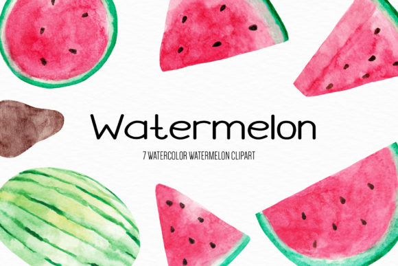 Watercolor Watermelon Illustrations Review