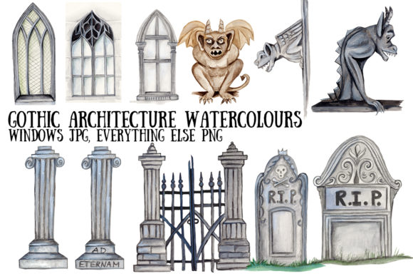 Watercolour Gothic Architecture Illustrations Review